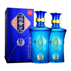 景芝 52度芝麻香型高度白酒 500ml*2瓶