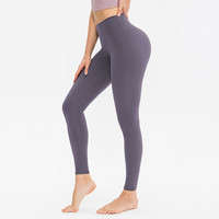 玉儿恋瑜伽服裤裸感紧身裤户外健身跑步服裤女高腰弹力迷彩运动长裤