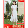 固执（OBSTINATE）固执2023夏季新款新中式短袖中长款连衣裙10832LQ07917 米白色 160/80A/S