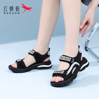 红蜻蜓 RED DRAGONFLY红蜻蜓 RED DRAGONFLY凉鞋女透气软底女士休闲罗马户外运动沙滩鞋女 WTK233841