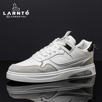 老人头（laorentou）男鞋春夏季透气运动鞋百搭鞋休闲小白鞋跑步板鞋子 LA02 灰 43
