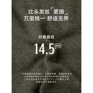 网易严选男式高领小山羊绒衫 冬季柔软保暖针织衫毛线衫毛衣 半高常规领-米白色 XXL