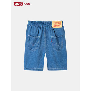 Levi's 李维斯童装男童牛仔短裤夏季儿童短裤休闲裤子 西湖蓝 110/53(5)