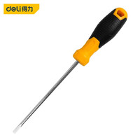得力(deli)一字平行螺丝批5.0x150mm 家用螺丝刀起子改锥维修工具 DL2651501