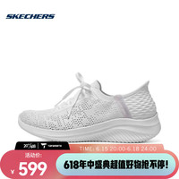 斯凯奇(SKECHERS)女子 ATHLE ISURE 休闲鞋 896211-WHT 35