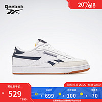 Reebok锐步官方2023夏季男CLUB C REVENGE运动复古板鞋100032877 100069799 37.5