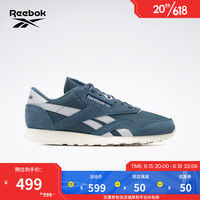 Reebok锐步官方23夏男CLASSIC NYLON经典运动复古跑步鞋100032794 100032795 38.5