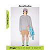 Acne Studios 男女春夏同款Face表情徽标饰片圆领套头卫衣CI0072 浅麻灰色 XS