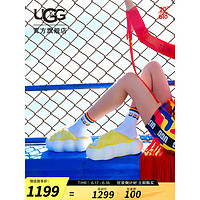 UGG2023夏季新款女士休闲舒适云朵厚底露趾时尚一字拖凉鞋 1138178 SYYL  日光黄色 39