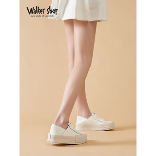 Walker Shop奥卡索女鞋夏季透气女士板鞋百搭休闲鞋学生青年小白鞋女V131158