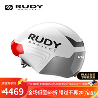 RUDY PROJECT铁人三项气动盔男女赛事专用骑行头盔山地车防护帽带目镜THE WING 白/红 L
