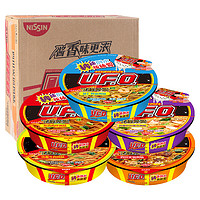 NISSIN 日清食品 日清 方便面 UFO飞碟炒面 5口味混合装12碗整箱装