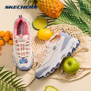 Skechers斯凯奇女鞋春夏季时尚复古运动休闲百搭减震耐磨厚底拼色老爹鞋 NTBL 35.5/内长22.5