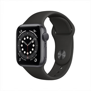 苹果（Apple） iWatch S6代智能蓝牙运动铝金属表壳男女通用电话手表 24期分期 国行 午夜黑 GPS款