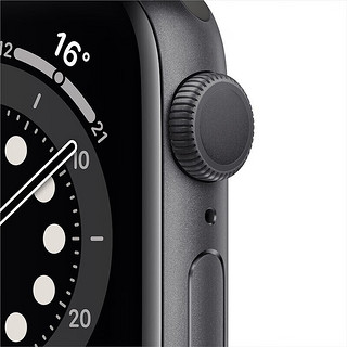 苹果（Apple） iWatch S6代智能蓝牙运动铝金属表壳男女通用电话手表 24期分期 国行 午夜黑 GPS款