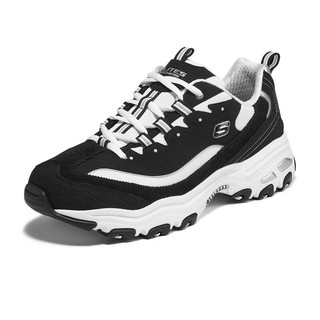 斯凯奇（Skechers）子奶茶熊系列拼接厚底老爹鞋 237153-BKW