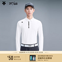 DESCENTEGOLF 迪桑特高尔夫 FIELD系列 男子长袖T恤 G313MFTL31 WT-白色 M(170/92A)