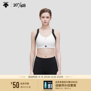 DESCENTE 迪桑特 WOMENS TRAINING系列 女子运动背心 D3232TBR36 WT-白色 XL(175/92A)