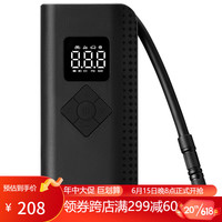 洛克兄弟电动打气筒无线高压便携充气汞自行电动车汽车迷你充气宝 黑色