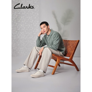 Clarks 其乐 男鞋霍德森系列2023春季时尚潮流舒适透气系带滑板鞋男