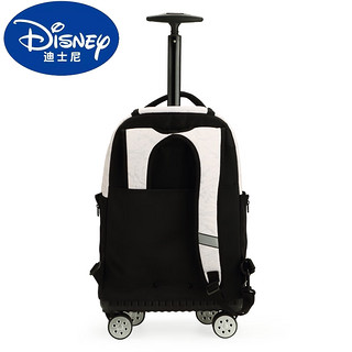 迪士尼（Disney）拉杆书包女初高中学生男ins风双肩背包万向轮大容量行李箱 春晓10035W
