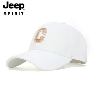 吉普（JEEP）帽子男女士棒球帽时尚潮流夏季鸭舌帽防晒遮阳帽休闲白搭太阳帽