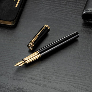 PARKER 派克 高端钢笔 精英睿智黑金夹墨水笔