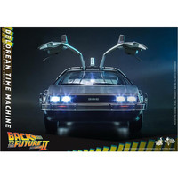 threezero HT 漫威钢铁侠系列收藏级人偶手办模型玩具32cm 回到未来2 时光飞车 拆封不退换