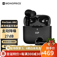 Monoprice Horizon真无线蓝牙耳机ANC主动降噪功能快速充电 触摸控制带充电盒 Horizon真无线蓝牙耳机