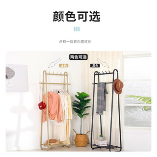 ZHONGWEI 中伟 轻奢创意衣帽架卧室收纳架子落地简约现代挂衣服架多功能衣架