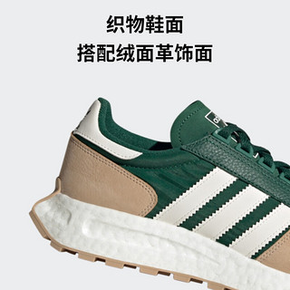 adidas阿迪达斯官方三叶草RETROPY E5男女经典boost运动鞋IE4553 绿/浅卡其/白 49(305mm)