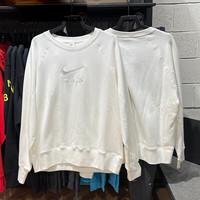 耐克（NIKE）卫衣男装2023春秋款新款运动服时尚宽松休闲上衣刺绣logo套头衫 DV9830-100/白色 S