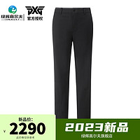 PXG 高尔夫服装男士长裤 韩国进口 23年新款夏季舒适透气弹力运动裤 PHMCM511421 黑色 M