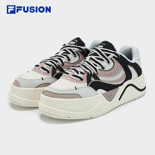 斐乐（FILA）FILA FUSION潮牌女鞋板鞋2023秋厚底运动休闲鞋 羊皮纸粉/鹿粉-PF 38