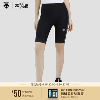 DESCENTE迪桑特 WOMENS RUNNING系列 女子针织打底裤 D2332RKL01 BK-黑色 XL(175/74A)