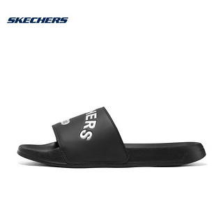 斯凯奇Skechers2023年夏季男子运动休闲时尚潮流百搭轻便拖鞋 8790193-BBK 全黑色 42