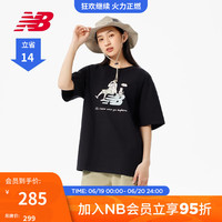 new balance NB官方23新款男女同款夏季运动休闲透气短袖T恤 BK 5ED26011 M