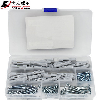 卡夫威尔 膨胀螺丝组 M6*36膨胀管x50 螺丝x50 100PCS NF2889