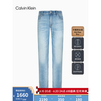 卡尔文·克莱恩 Calvin Klein Jeans23春夏女士时尚中腰男友版水洗高弹力锥形牛仔裤J221028 1A4-牛仔蓝 25