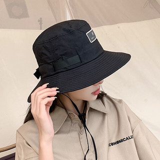 黛莎（DAISHA）新款帽子女夏季防晒透气太阳帽户外休闲登山渔夫帽遮阳帽 米色