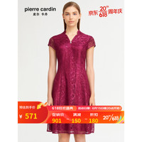 皮尔卡丹(pierre cardin)女装2023年夏季新款通勤礼服款修身连衣裙P1283D1120Z0 紫色 40A(170/92A)