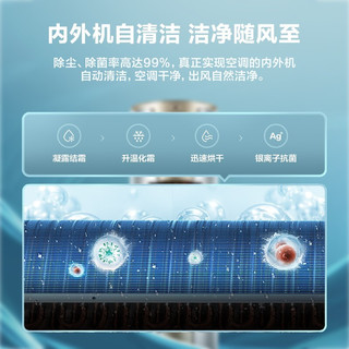 统帅 Leader海尔智家空调3匹柜机2P匹落地式立式冷暖圆立柜式家用客厅节能柱式空调 海尔2匹变频一级KFR-50L/KCA81U1