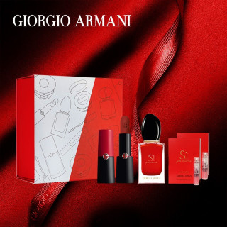 阿玛尼 EMPORIO ARMANI（ARMANI）口红香水礼盒（口红406+挚爱香水30ml+香水小样1.2ml*2）