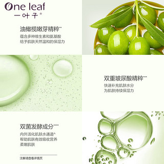 one leaf 一叶子 深补水橄榄嫩芽保湿礼盒水乳套装护肤套装