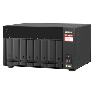 威联通（QNAP） TS-873A 八盘位企业级nas网络存储服务器私有云存储磁盘阵列 共享备份云盘 TS-873A 16G内存 144TB