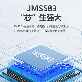 JEYI 佳翼 M.2 nvme固态硬盘盒SSD移动硬盘盒m2外置盒子 小方2280