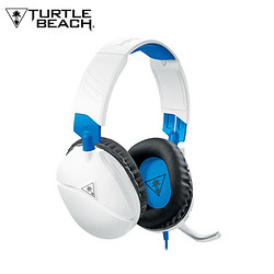 TURTLE BEACH 乌龟海岸 RECON斥候70 头戴式有线电竞耳机 白蓝