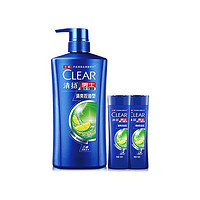 抖音超值购：CLEAR 清扬 去屑男士洗发水500ml+同款100ml*2