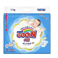 百亿补贴：GOO.N 大王 维E系列 宝宝纸尿裤 NB102片