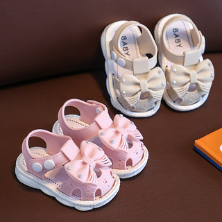 女童凉鞋夏季可爱包头公主鞋防滑软底儿童婴幼儿0-3岁宝宝小女孩